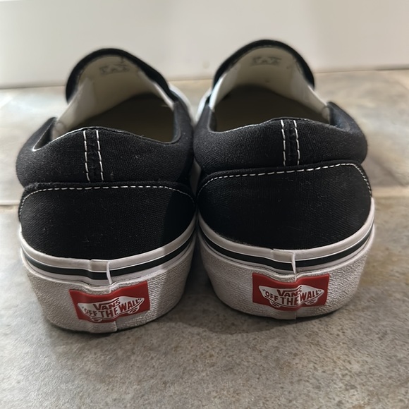 Vans Classic Slip-On Black Core Classic W8/M6.5 Pre-owned - Picture 2 of 6